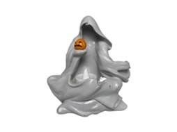 Laxiscreed Sinal Decorativo De Jardim Halloween Com Estaca, Abóbora, Caveira Ou Gato Em Preto