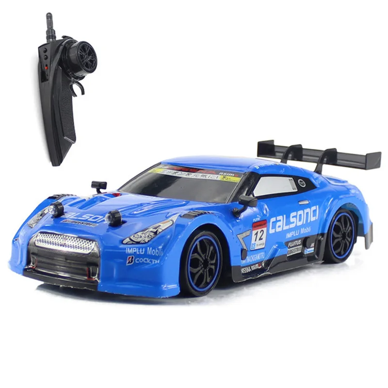 (azul) Carro De Corrida Elétrico De Alta Velocidade Com Controle Remoto Na Escala 1:16, Modelo 2.4g