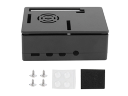 Capa De Dissipador De Calor, Shell De Resfriamento Para Microcomputador Raspberry Pi 4 Modelo B 1g 2g 4g Preto