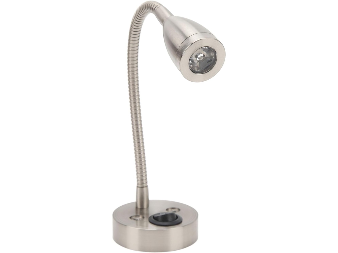 Luminária De Leitura Led Qiilu 12v Para Veículos Recreativos, Com Intensidade Ajustável, Giro De 360 ​​graus, Haste