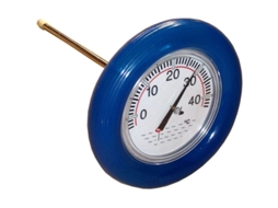 Termômetro Flutuante Azul AQUAFORGE para Medir Temperatura da Água em Piscinas, Spas, Jacuzzis, Aquários