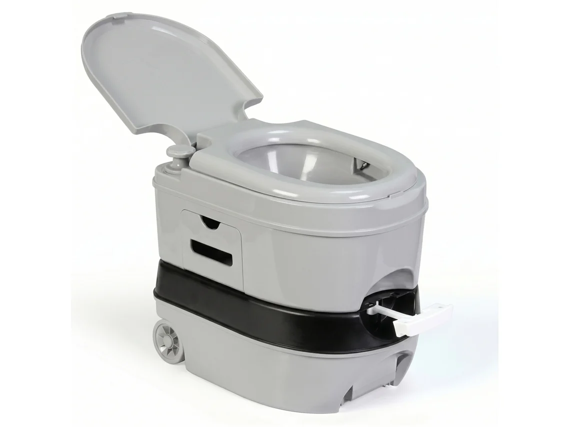Sanita Química com Rodas 24l BRIEBE Wc1196g Cinza para Campismo, Caravana