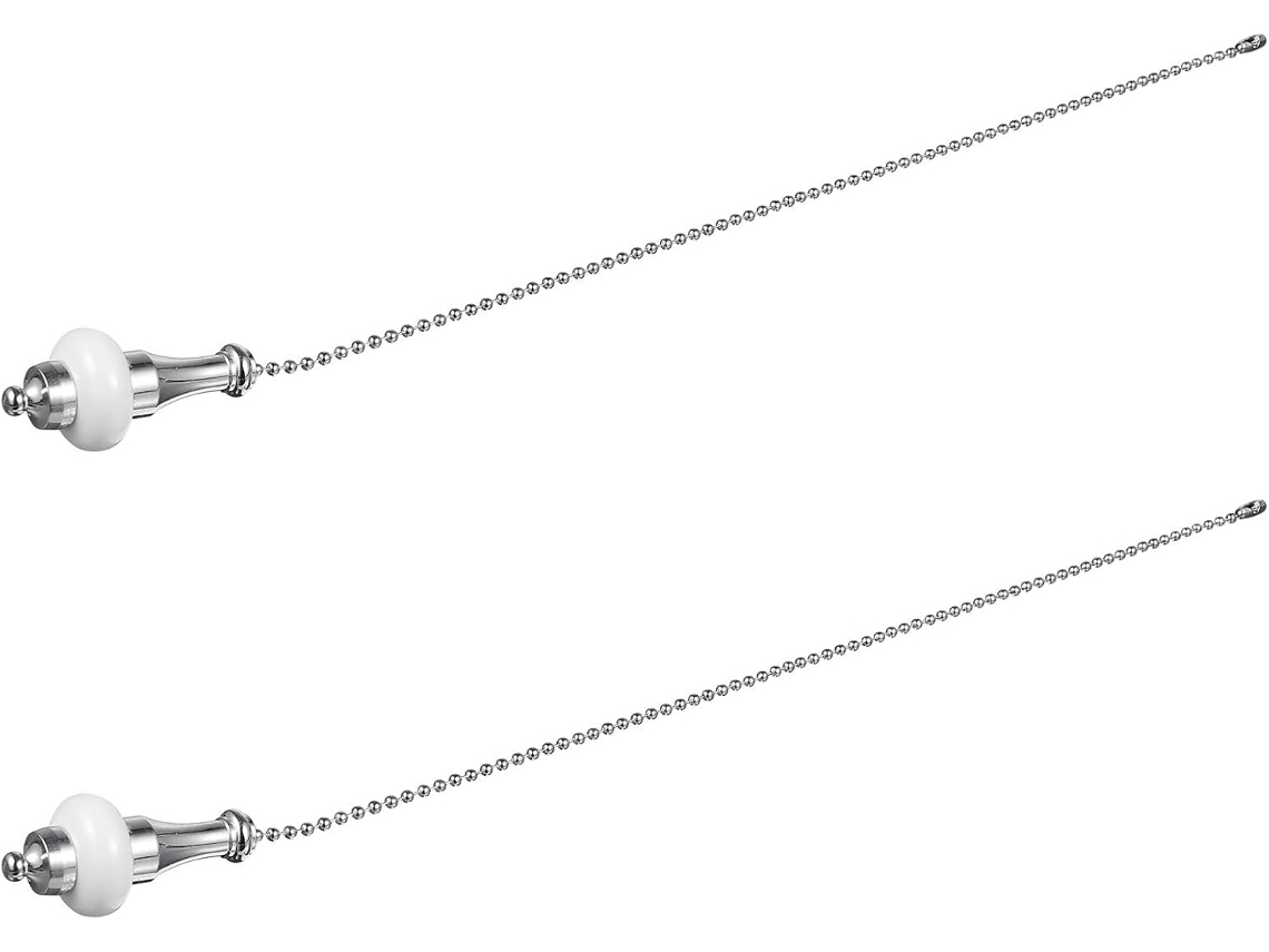 Conjunto De 2 Pingentes Decorativos De Cerâmica Prateada
