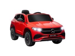Carro Elétrico Infantil (controle Remoto, Faróis, Buzina, 3 8 Anos, Vermelho e Preto)