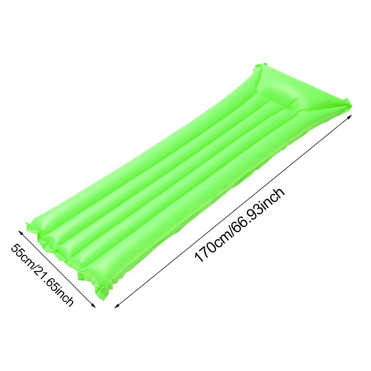 (verde) 1 Boia De Piscina - Boia Inflável Com Encosto De Cabeça, Leve E Reclinável Para Adultos
