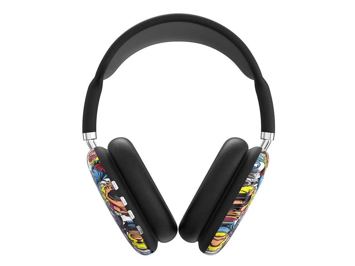 Fones De Ouvido Com Bluetooth Para Suporte De Cabeça, Pretos. Brilvibera
