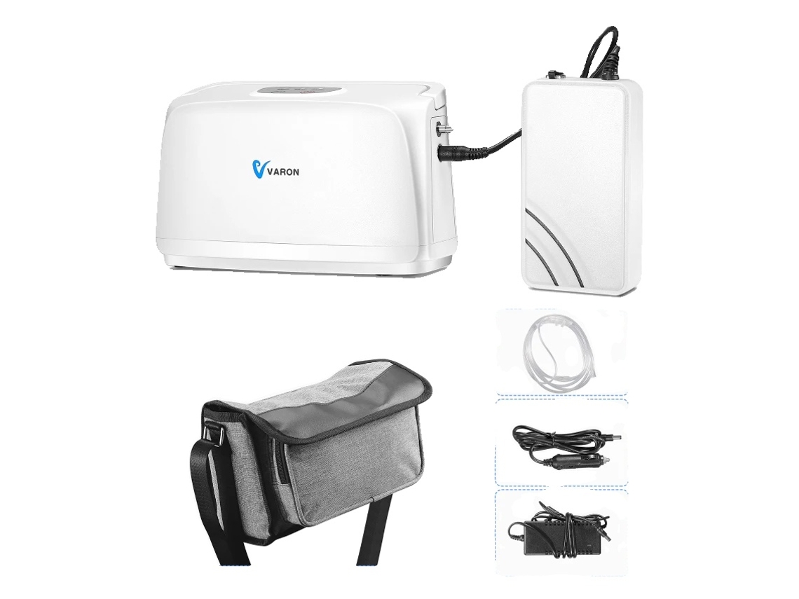 Concentrador De Oxigênio Portátil, Fluxo De 3l/min, Concentração De 32,5 ± 2,5, Certificado Ce Fda,nt 03,eu Plug Oem