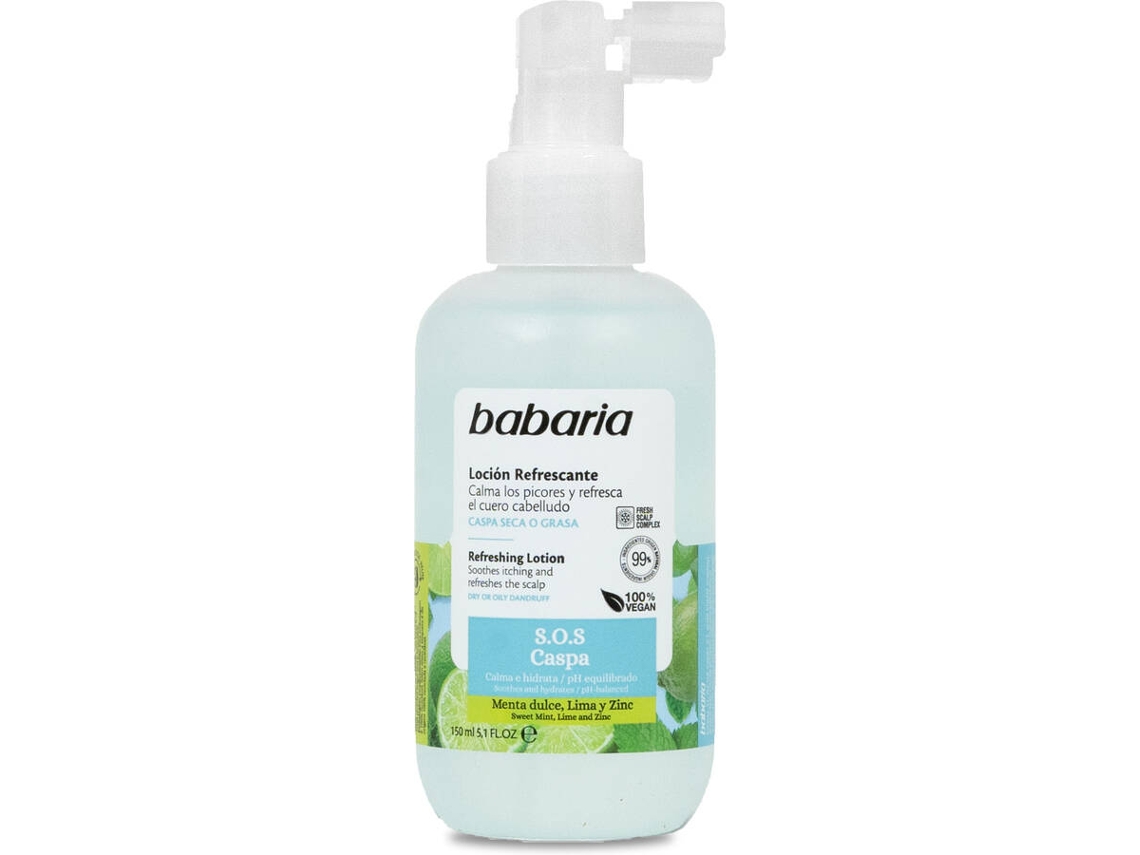 Loção Refrescante BABARIA SOS Caspa (150 ml)