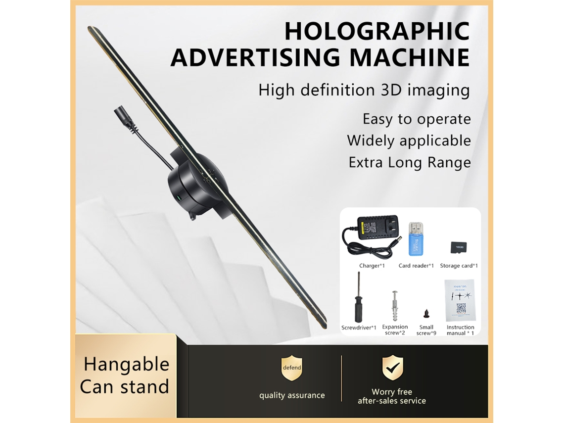 Projetor Holográfico 3d Ultra fino 420mm