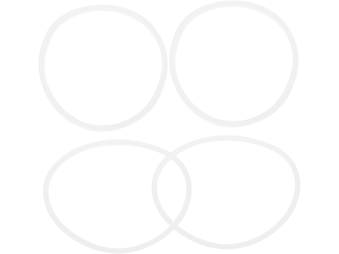 Vedação De Silicone Para Extratores Suco – 4 Vedações Reposição