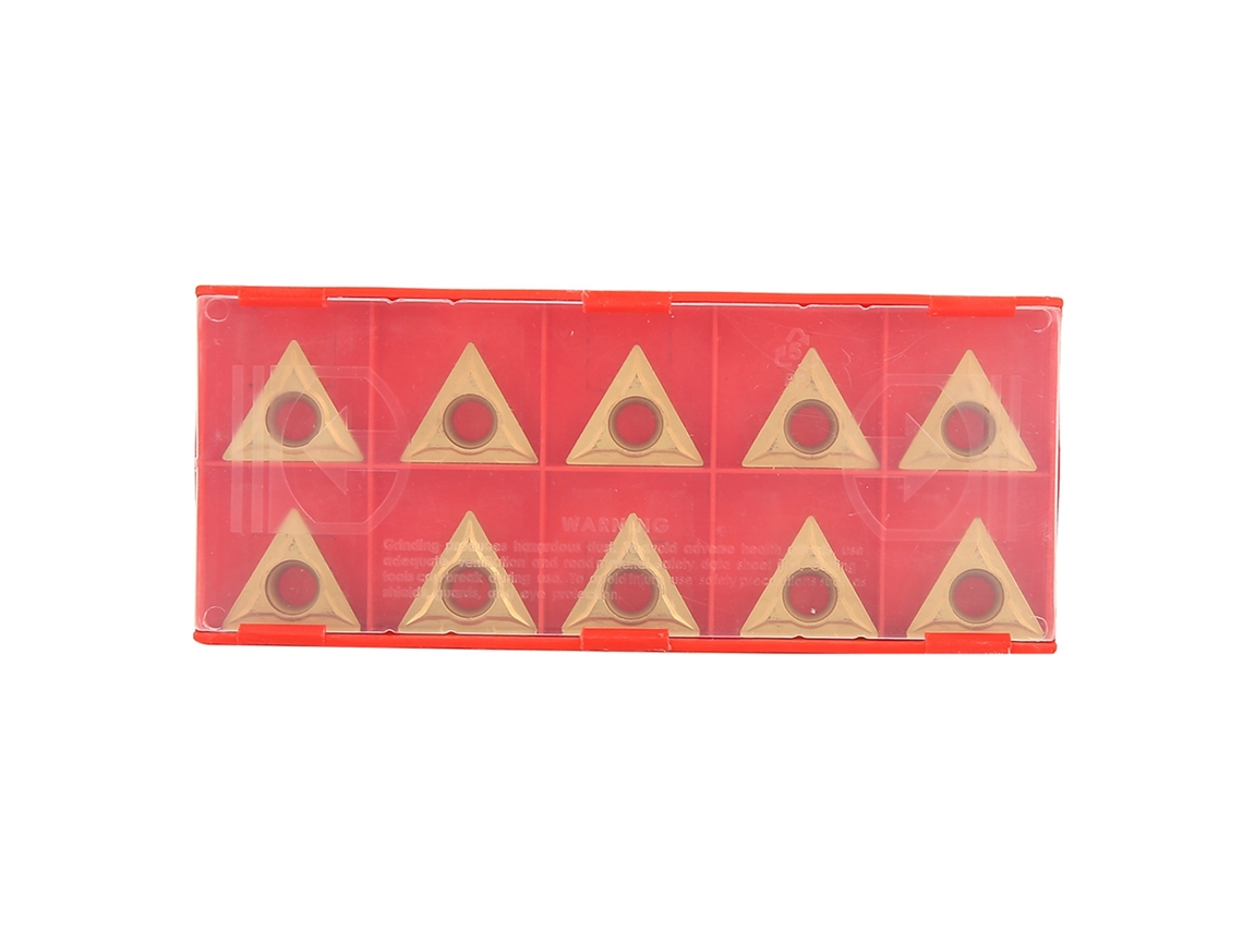 10pcs Lâmina de Carbeto de Tungstênio Triangular Tcmt 16t304 Ferramenta de Torneamento Cnc S/MARCA