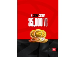 Cartão de Descarga NBA 2K26: 35,000 Virtual Currency Pack (Formato Digital)