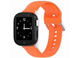Pulseira Infantil De Silicone Com Fivela Prateada Para Smartwatch X6 Play