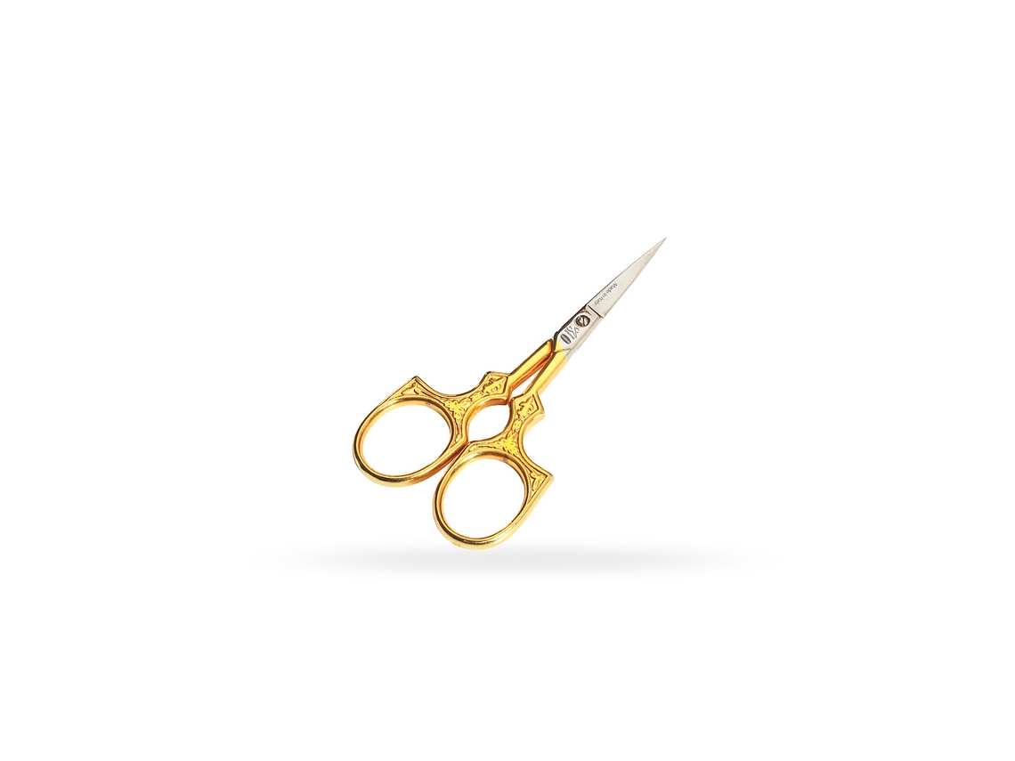 Ferramenta para Bordar PREMAX Dourada, 9 cm, Capa Medieval, com Stojo