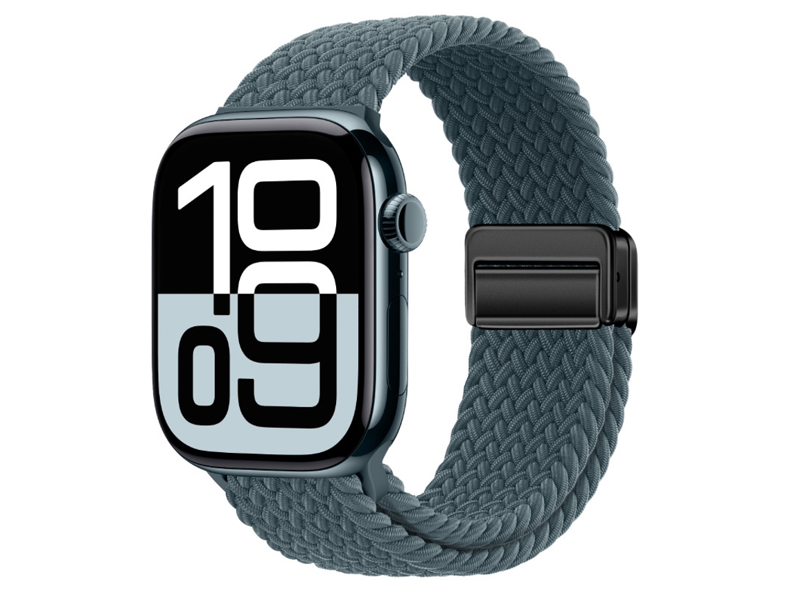 Bracelete Para Apple Watch 42/44/45/46/49mm Lago Verde Cuich