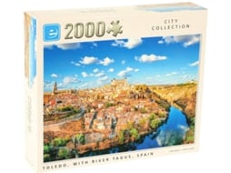 Puzzle 2000Pcs Toledo com Rio Tejo Espanha