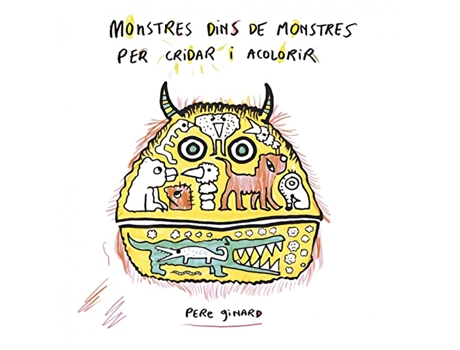 Livro Monstres Dins De Monstres de Pere Ginard (Catalão)