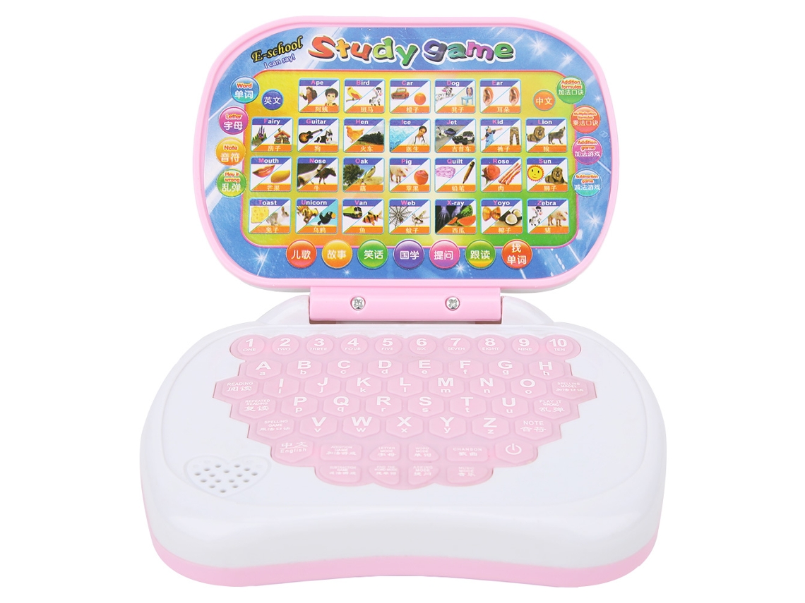 Mali brinquedo Educativo de Computador para Crianças Laptop Tablet Aprendizagem Multifuncional