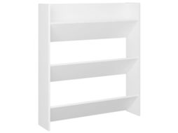 Wall Shoe Cabinet, Wall Shoe Cabinets Vidaxl Branco Madeira Processada (80 X 18 X 90 Cm)