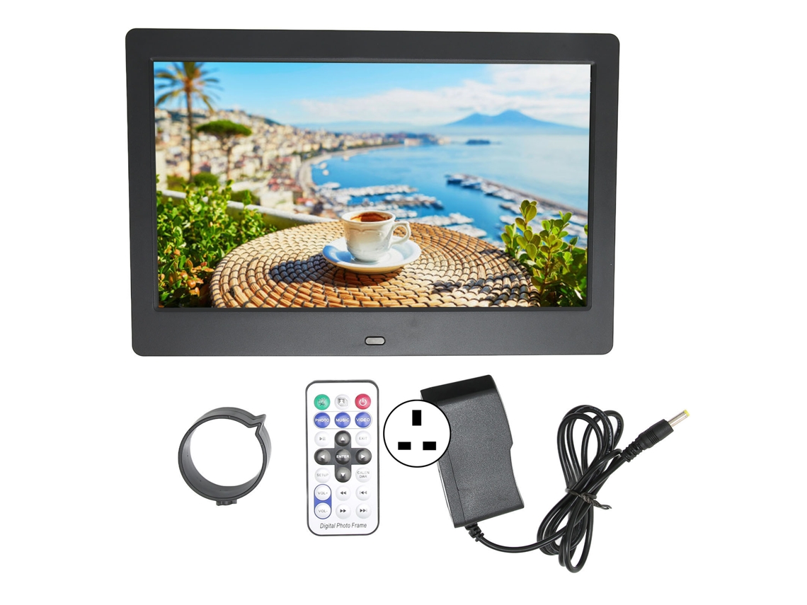 Quadro Digital De Fotos (tela Hd 10.1 Polegadas Controle Remoto)