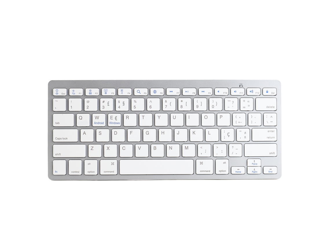 2026zentro-teclado Sem Fio Bt Com Teclas Responsivas Ergonômico Estiloso Ultra Fino Com Tecla Command C Para Tablets Laptops Abnt2