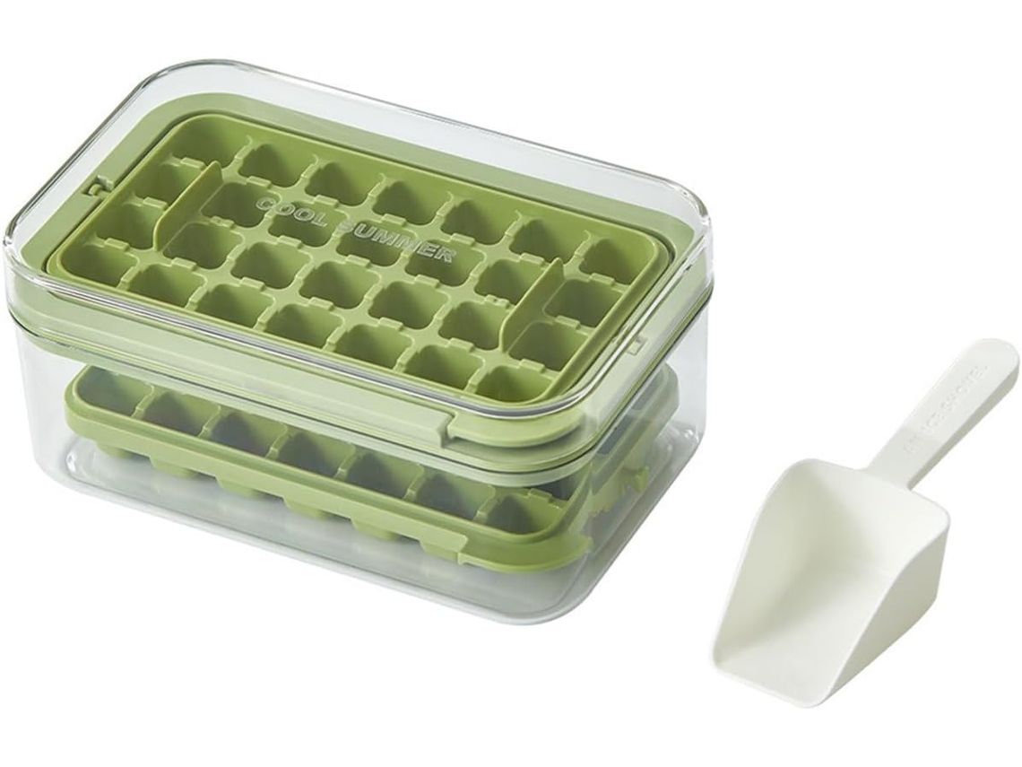 Forma Gelo Com Prensa, Própria Para Uso Doméstico E Alimentar, Prática