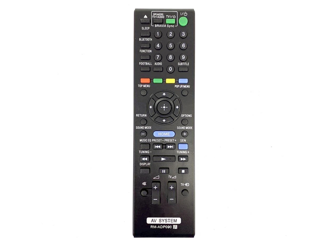 Comando Remoto Rm Adp090 Compatível Sony Av Hbd E280/t79/bdv N790w/e6100/e3100 | Orysin