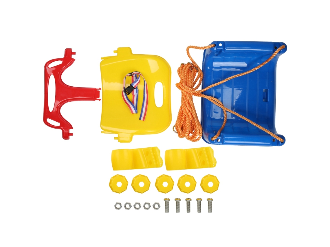 Cadeira De Balanço Para Crianças Interior Exterior Confortável Segura Brinquedo Anti-queda 120kg Suporte