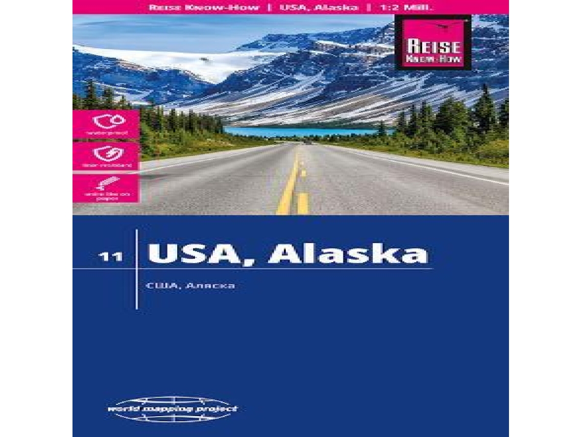 Livro USA 11, Alaska de Reise Know How (Inglês)
