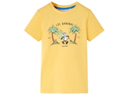 T-shirt Infantil Ocre-claro 104