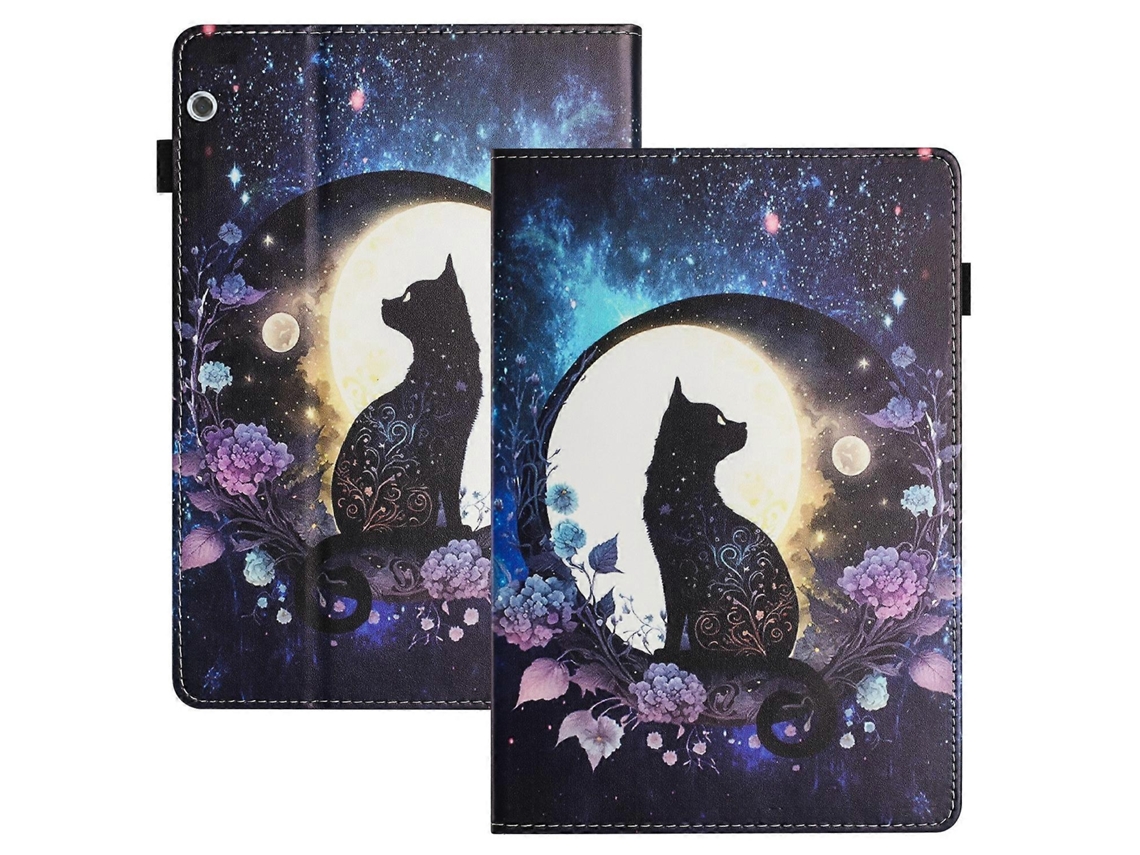 Capa de couro inteligente com textura de lichia Webake para tablet