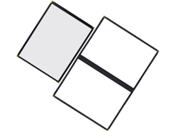 Capa De Cardápio Transparente Em Pvc Happyyami Para Restaurante, Porta Cardápio Portátil Com Design De Cantos