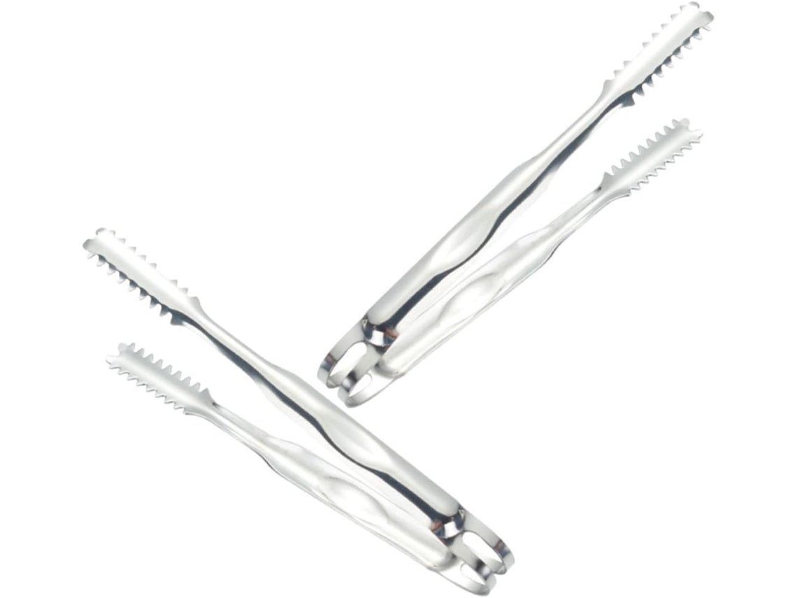 Pinças Multifuncionais Para Bife Toyandona, Aço Inoxidável Espesso, 23cm, Pinças Ergonômicas Antiderrapantes Para