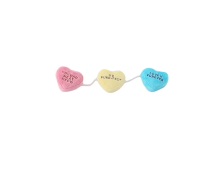 FuzzYard Cat Toy - Candy Hearts 3 on a string Brinquedo para gatos