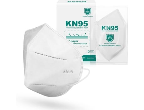 Máscara de Proteção Respirável KN95  FFP2(20un )