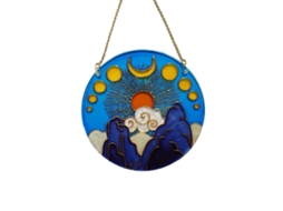Decoração de Parede com Sol, Lua, Nuvens LAXISCREED