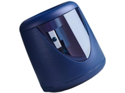 Suporte elétrico eficiente para lápis, ideal para uso escolar, doméstico e no escritório.