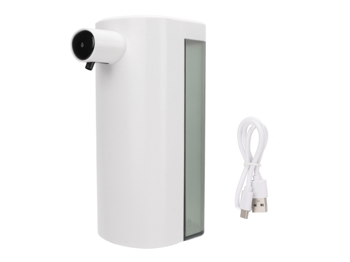 Dispensador De Sabonete Automático Sem Toque 350ml Recarregável Com Sensor Inteligente Estilo Clássico