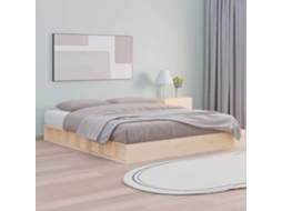 Vidaxl Estrutura De Cama 120x200 Cm Madeira Maciça