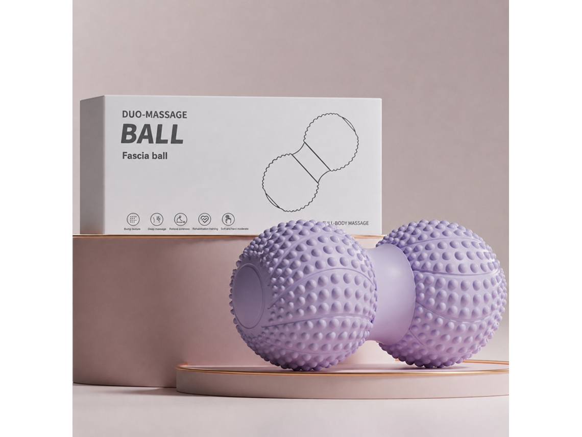 Massageador Bola De Ioga Para Massagem Nos Pés Em Forma De Amendoim, Adequada Para Relaxamen Panoona