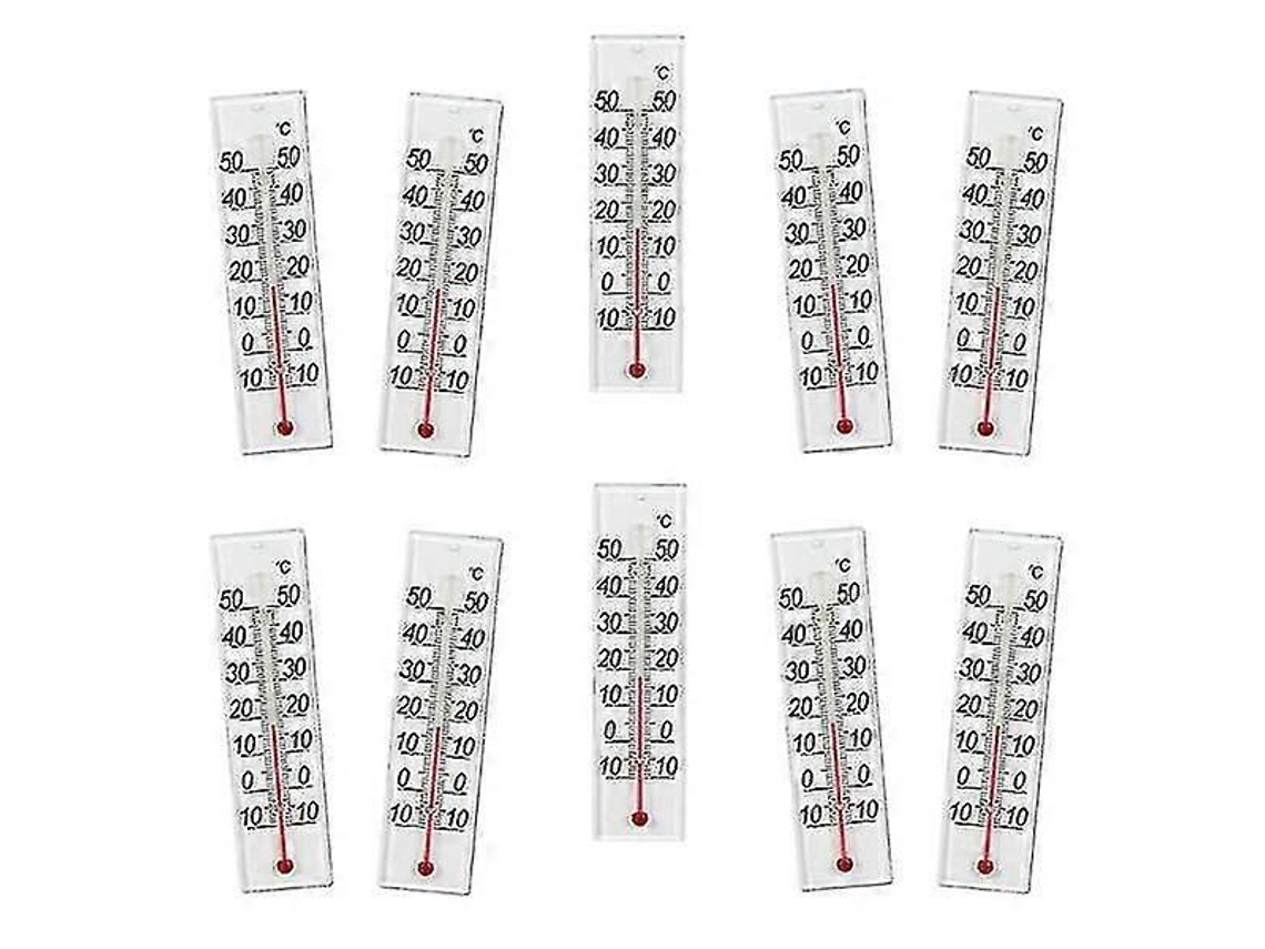 Termómetro De Interior 10 A 50 Graus Celsius, Coluna (embalagem De 10)
