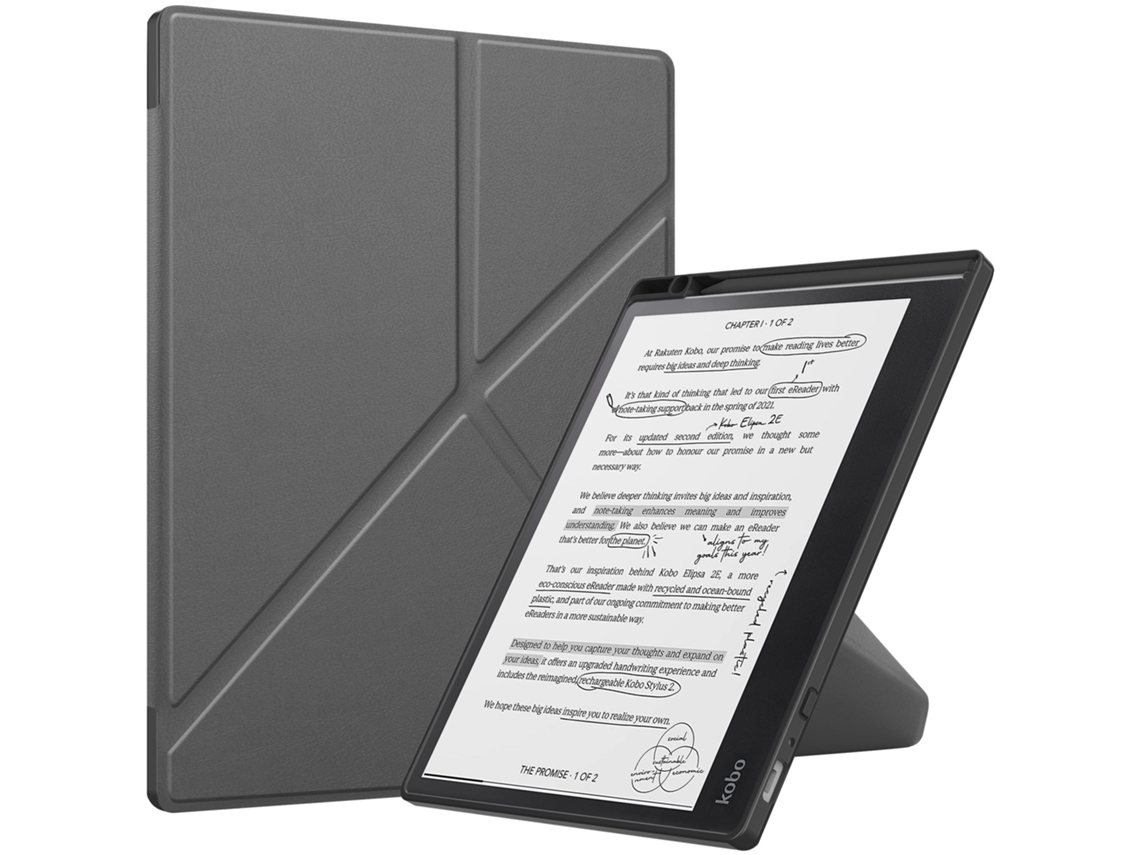 Lurelia Capa Ereader Para Kobo Elipsa 2e, 10,3 Polegadas, Cinza, Uso Diário
