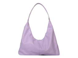 Bolsa Simples, Bolsa De Couro Pu Macio De Cor Sólida, Bolsa De Ombro Versátil, Adequada Para Meninas Roxas SUNNY SPACES