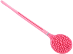 Escova De Banho Homoyoyo, Escova De Limpeza Com Base Silicone E Pp, Cabo Longo Removível, Macia E Massageadora Para