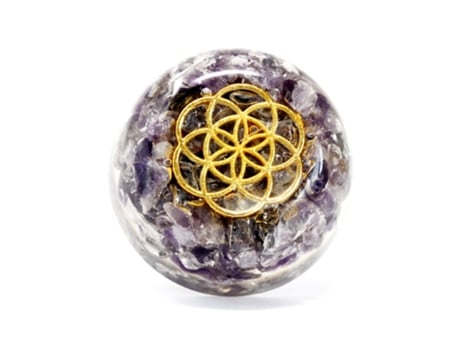 Orgonite Do Escritório Pedra Amatista Unidade 6.5X3 Cm