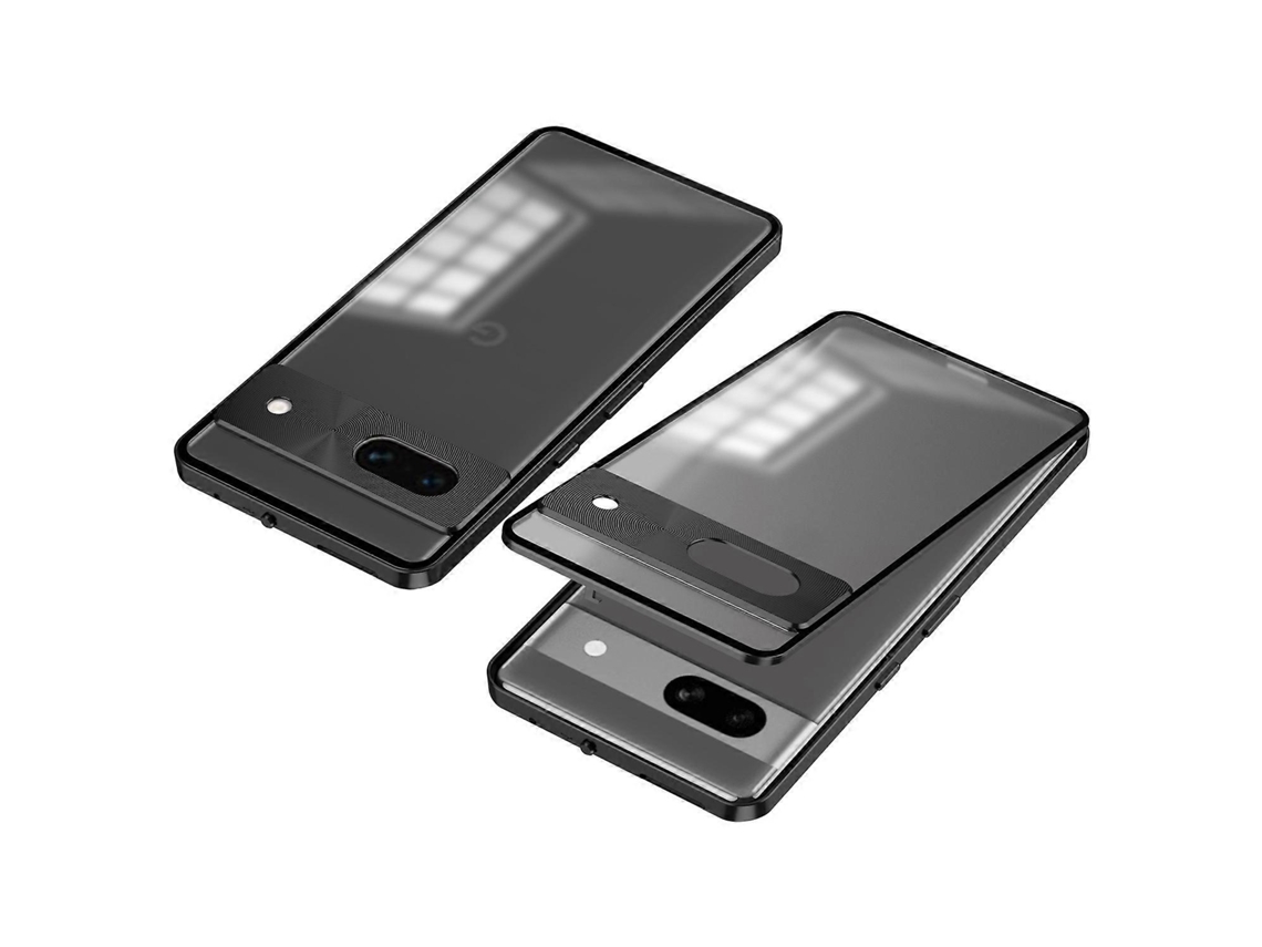 Capa Protetora Completa Para Google Pixel 7a Com Trava Pop-up Em Liga De Alumínio Pc