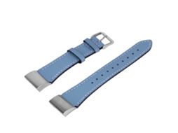 Cinto De Couro Para Fitbit Charge 2 Azul