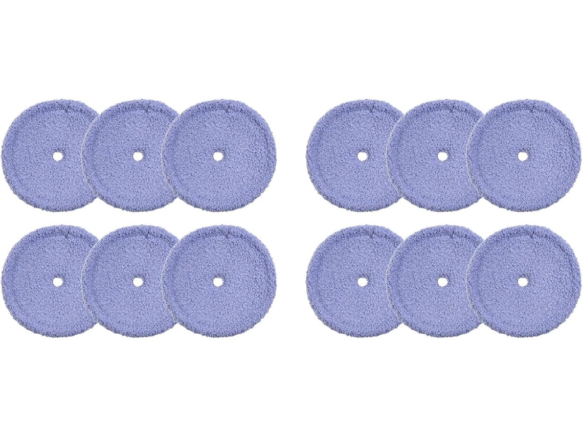 12x Cuscinetti Lavabili Nel Microfibra Per Accessori Di Ricambio