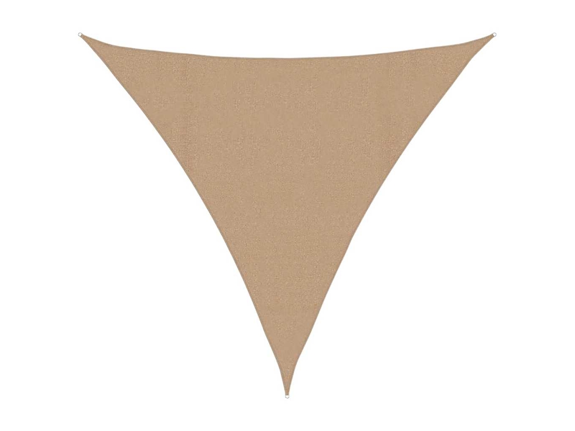 Toldo vela VIDAXL Cinzento-acastanhado (4,5x4,5x4,5 m)