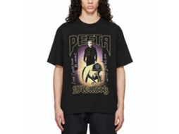 Rockinstone Hunger Games Movie Peeta Mellark Black Adult T-shirt Size:l